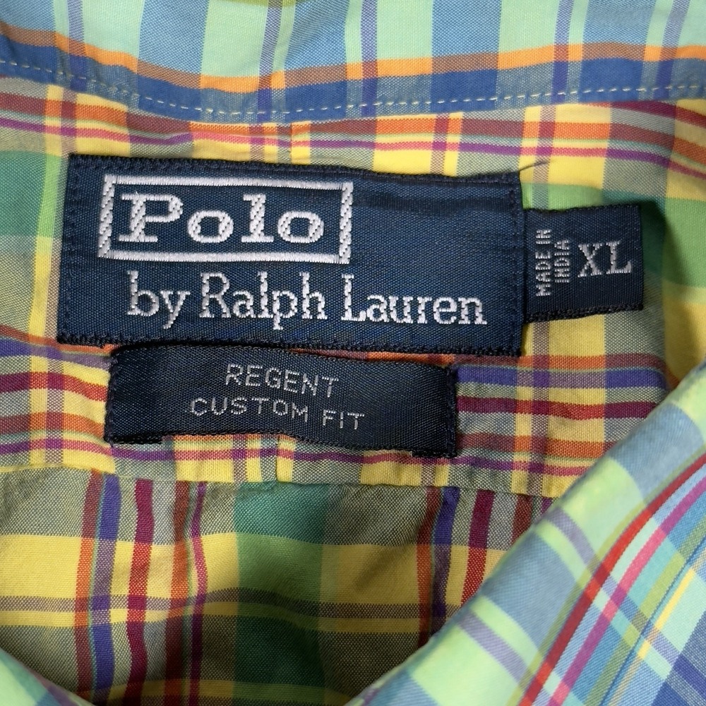 Polo Ralph Lauren Shirt Mens XL Multi Color L/S Button Down Up Oxford Regent - Picture 3 of 7